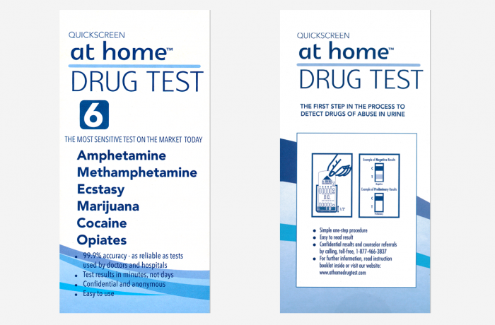 6 Panel (Multiple Drug) – At Home DIP CARD test